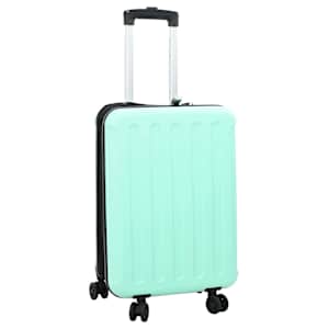Kufr se zámkem Mentolově zelená 34 x 23 x 55.5 cm ABS plast - obrázek 1