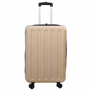 Kufr se zámkem champagne 34 x 23 x 55.5 cm ABS plast - obrázek 2