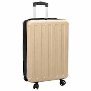Kufr se zámkem champagne 43 x 27 x 66 cm ABS plast - obrázek 1
