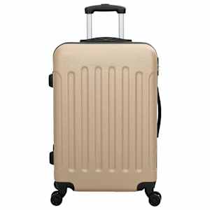 Kufr se zámkem 3 pcs champagne 50 x 31 x 78 cm ABS plast - obrázek 3