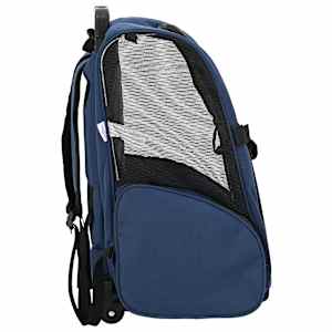 Vozík pro domácí mazlíčky 3 v 1, design, modrý, 48 x 32 x (57-106) cm, oxfordská látka - obrázek 4