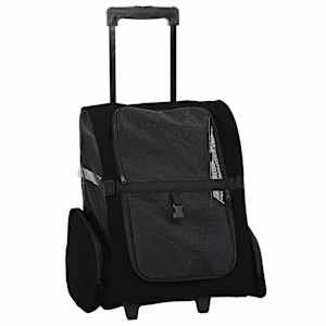Vozík pro domácí mazlíčky 3 v 1 Design Černý 48 x 32 x (57-106) cm Oxfordská látka - obrázek 2