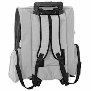 Vozík pro domácí mazlíčky 3 v 1 šedý 48 x 32 x (57-106) cm oxfordská látka - obrázek 6