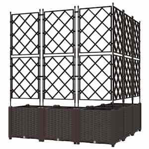 Zahradní pěstebník 5 pcs Hnědá 120 x 120 x 143 cm Ocel - obrázek 6