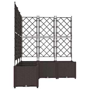 Zahradní pěstebník 5 pcs Hnědá 120 x 120 x 143 cm Ocel - obrázek 5