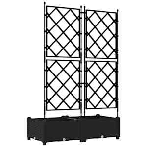 Zahradní pěstebník 2 ks Černá 80 x 40 x 125,5 cm PP - obrázek 7