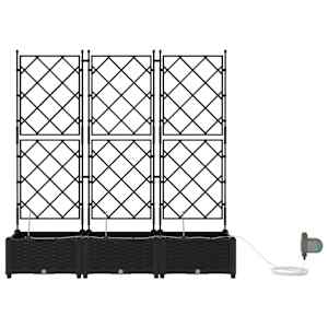 Zahradní pěstebník 3 ks Černá 120 x 40 x 126 cm PP - obrázek 6