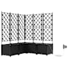 vidaXL Aia istutuspot 5 tk Must 120 x 120 x 142 cm PP