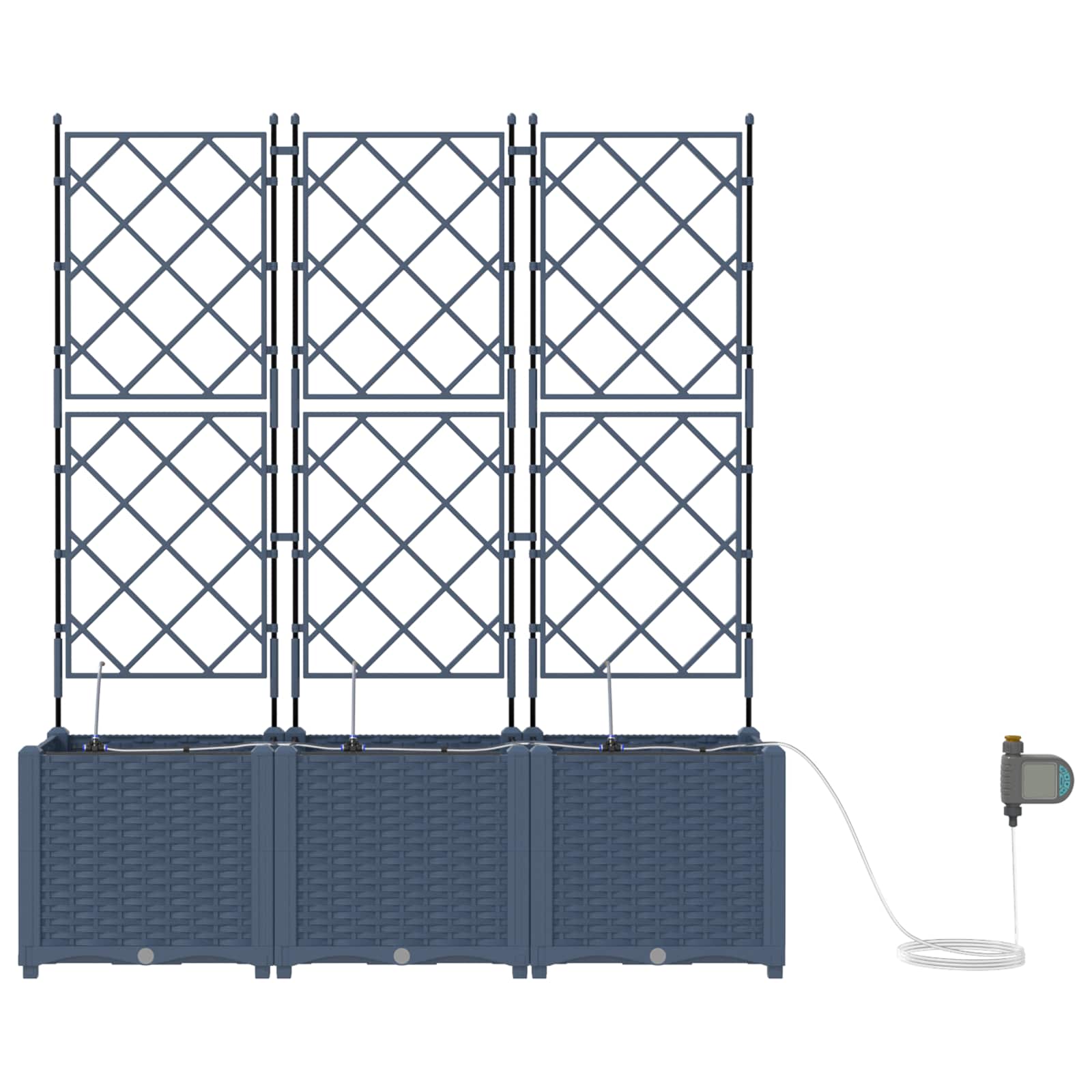 Aianduk trellisega 2 pcs Hall 80 x 40 x 143 cm PP - Image 4