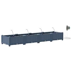vidaXL Aia istutuspot 4 tk Hall 160 x 40 x 22 cm PP