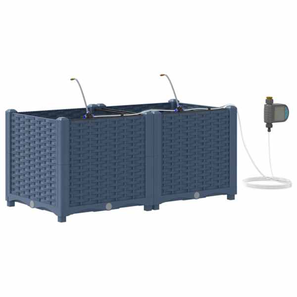 vidaXL Aia istutuspot 2 tk Hall 80 x 40 x 37,5 cm PP