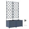 vidaXL Aia istutuspot 2 tk Hall 80 x 40 x 142 cm PP