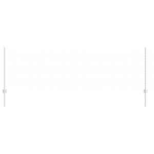 Zabudovaný plotový sloupek 11 pcs Stříbrná 140 cm - obrázek 3