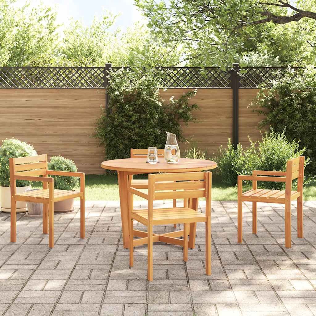 vidaXL 5-delige tuinset van massief acaciahout