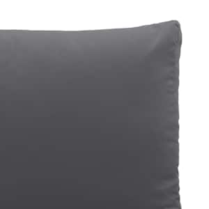 Zahradní sofa s polštářem Antracit 200,5 x 70 x 85,5 cm Ocel - obrázek 8