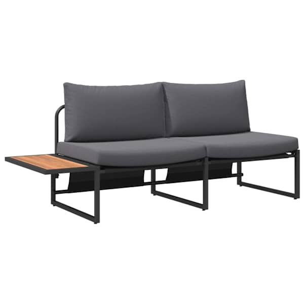 vidaXL Aia diivan padjaga Antratsiit 200,5 x 70 x 85,5 cm Teras