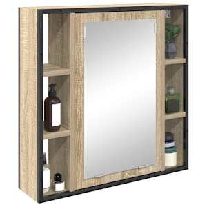 Zrcadlová skříň Sonoma dub 60 x 16 x 60 cm kompozitní dřevo - obrázek 3