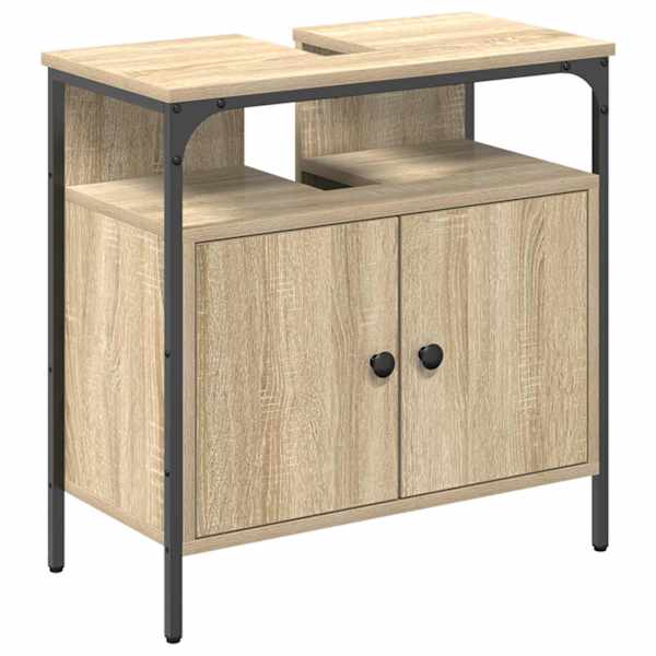 vidaXL Vannitoa kapp Beež 60 x 30 x 60 cm Tehispuit