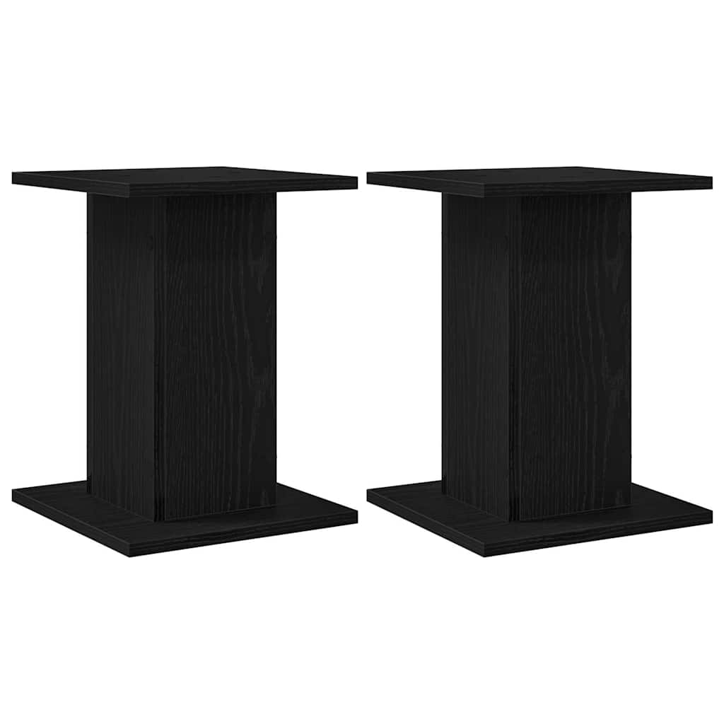 Hangszóró állványok 2 pcs Musta tammi 30 x 30 x 40 cm Faanyag 