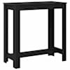 vidaXL Baarilaud 102 x 50 x 103.5 cm Tehispuit Must tamm Ristk&uuml;lik
