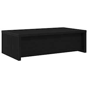 Stojan na monitor se zásuvkami černý dub 50 x 27 x 15 cm, konstrukční dřevo - obrázek 8
