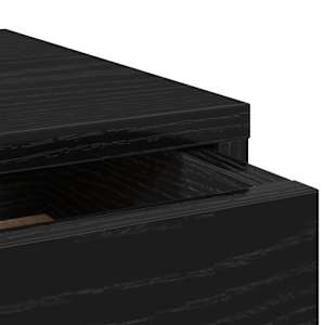 Stojan na monitor se zásuvkami černý dub 50 x 27 x 15 cm, konstrukční dřevo - obrázek 10