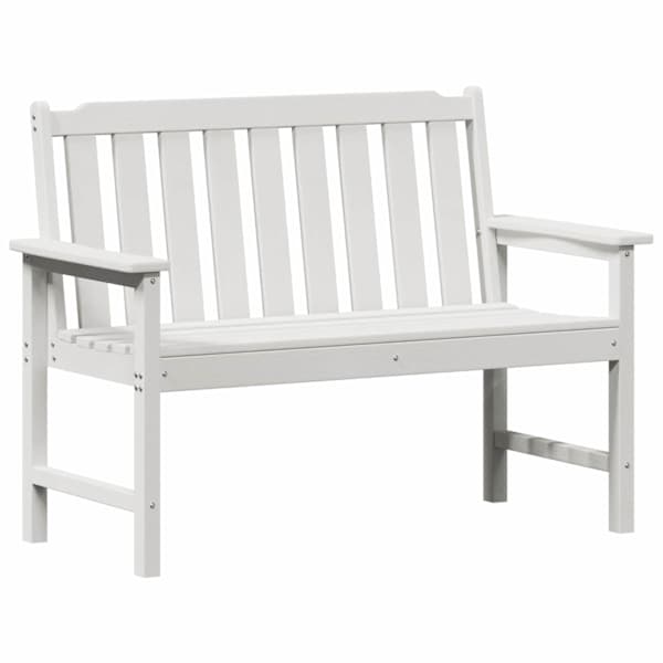 vidaXL Aiapink Valge 120 x 59 x 88 cm HDPE