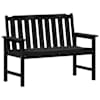 vidaXL Aiapink Must 120 x 59 x 88 cm HDPE