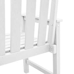 Zahradní jídelní židle 2 pcs Bílá 65,5 x 59 x 88 cm HDPE - obrázek 8