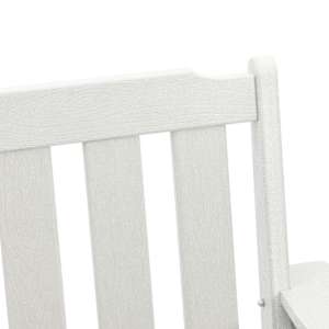 Zahradní jídelní židle 2 pcs Bílá 65,5 x 59 x 88 cm HDPE - obrázek 9