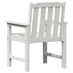 Zahradní jídelní židle 2 pcs Bílá 65,5 x 59 x 88 cm HDPE - obrázek 7