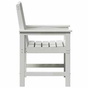 Zahradní jídelní židle 2 pcs Bílá 65,5 x 59 x 88 cm HDPE - obrázek 6