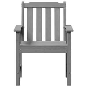 Zahradní jídelní židle 2 pcs Světle šedá 65,5 x 59 x 88 cm HDPE - obrázek 5