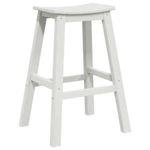 Barová stolička 2 pcs Bílá 52 x 43 x 73,5 cm HDPE - obrázek 4