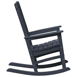 Zahradní houpací křeslo Námořnická modrá 92 x 70 x 108cm HDPE - obrázek 5