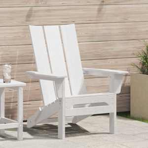 Skládací Adirondack židle Bílá 80,5 x 74,5 x 92 cm HDPE - obrázek 1