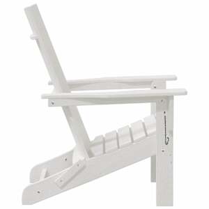 Skládací Adirondack židle Bílá 80,5 x 74,5 x 92 cm HDPE - obrázek 5