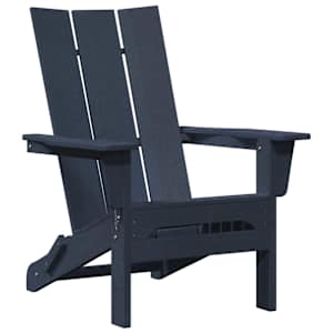 vidaXL Kokkupandav Adirondacki tool Tumesinine 80,5 x 74,5 x 92 cm