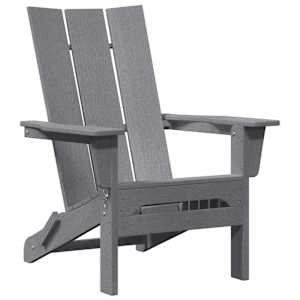 vidaXL Kokkupandav Adirondacki tool Helehall 80,5 x 74,5 x 92 cm HDPE