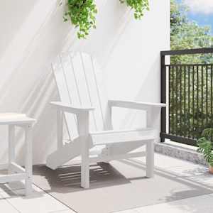 Adirondack židle Bílá 82 x 74 x 92 cm HDPE - obrázek 3