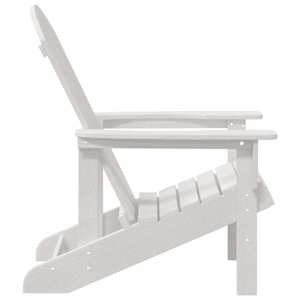 Adirondack židle Bílá 82 x 74 x 92 cm HDPE - obrázek 5