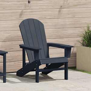 Stol Adirondack Temno modra 82 x 74 x 92 cm HDPE