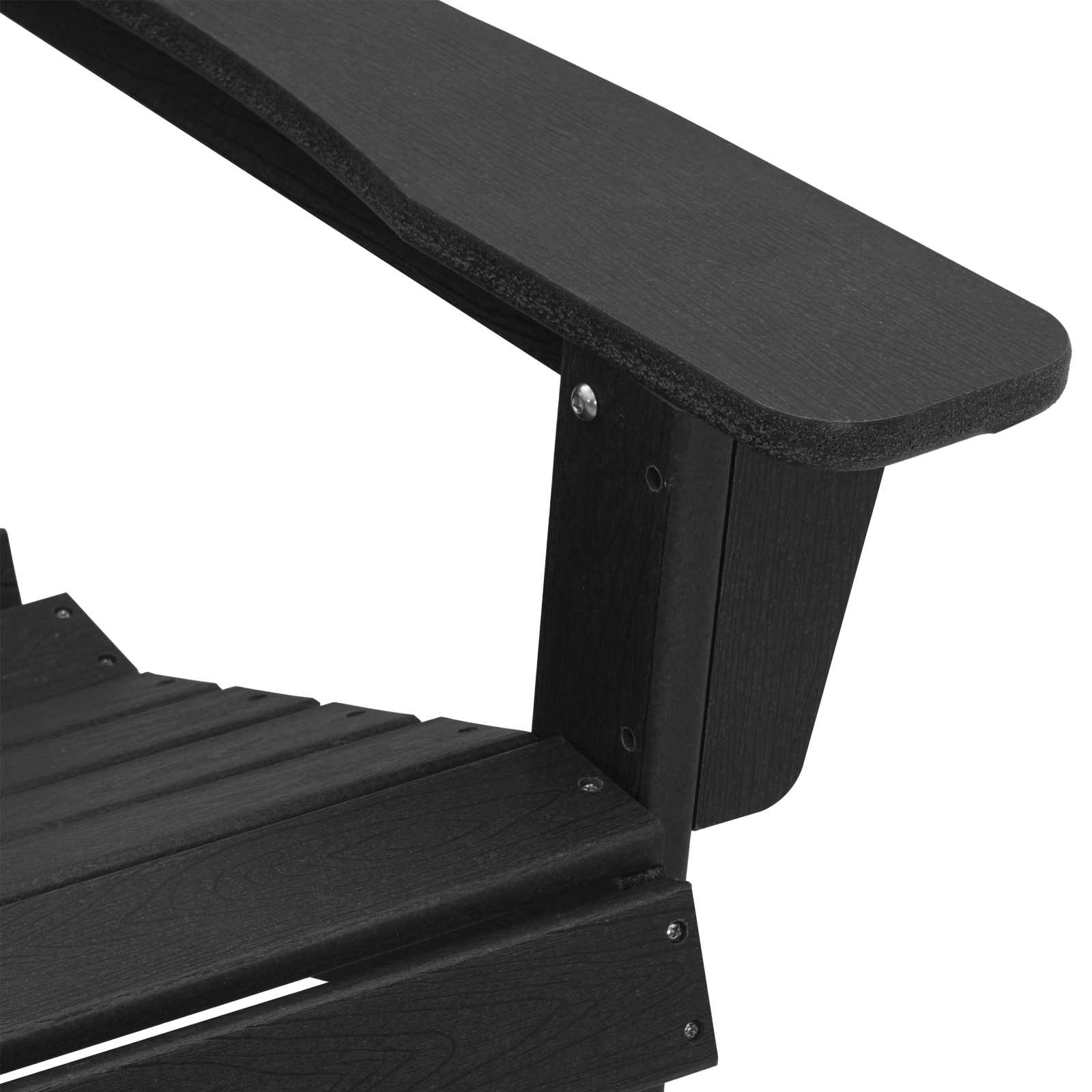 Adirondack krēsls Melna 82 x 74 x 92 cm HDPE