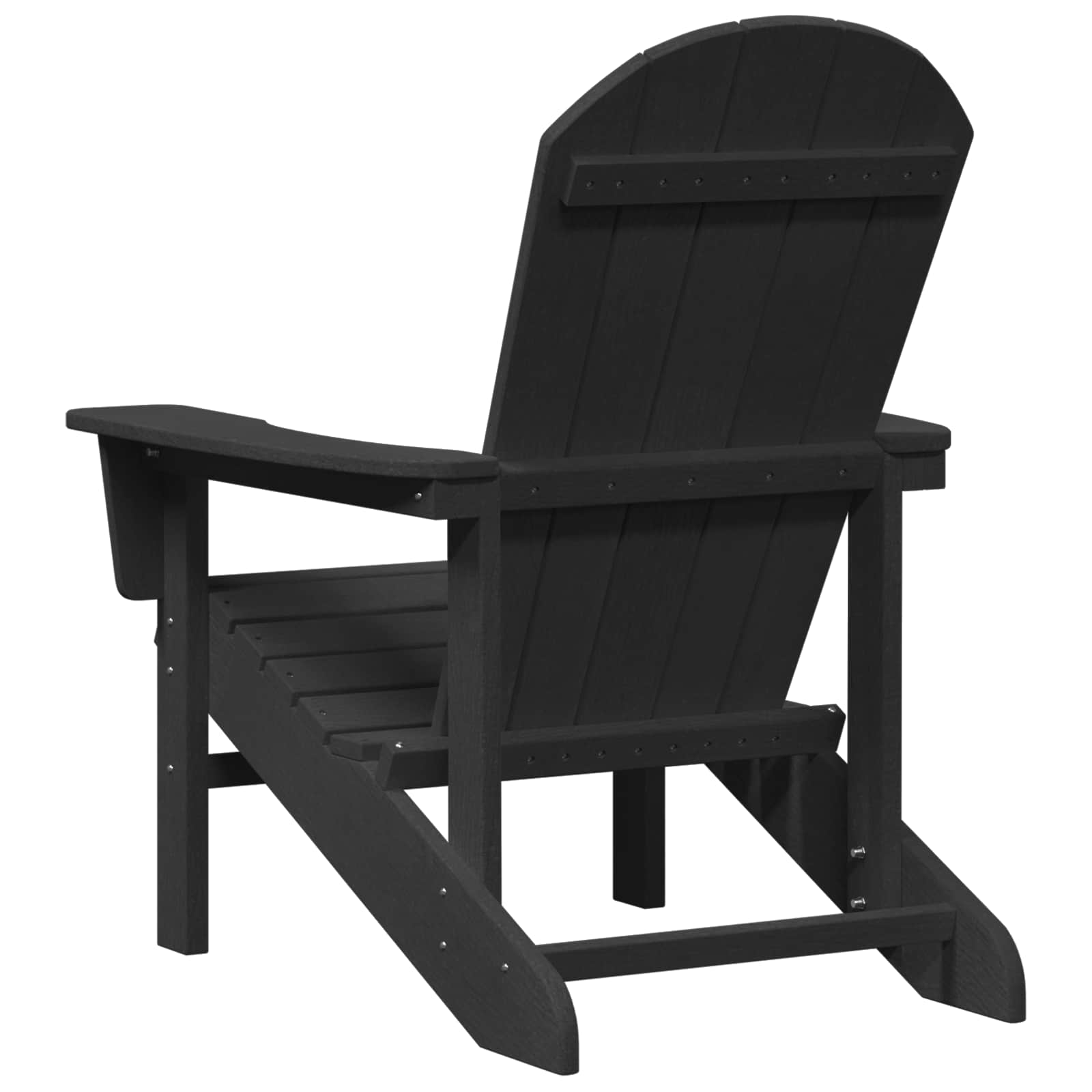 Adirondack krēsls Melna 82 x 74 x 92 cm HDPE