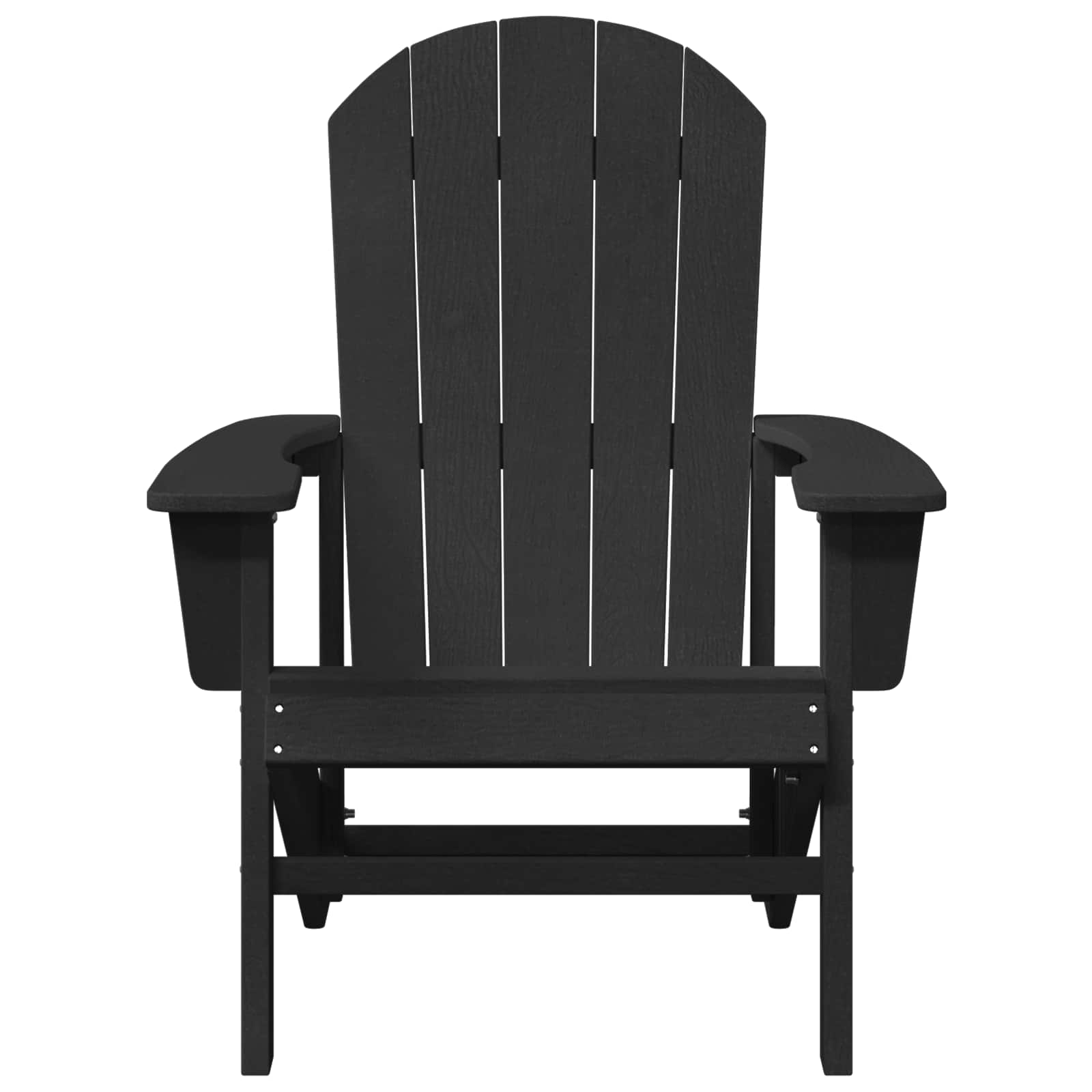 Adirondack krēsls Melna 82 x 74 x 92 cm HDPE