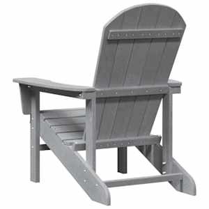 Adirondack židle Světle šedá 82 x 74 x 92 cm HDPE - obrázek 6