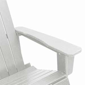 Houpací křeslo Adirondack Bílá 92 x 73,5 x 92 cm HDPE - obrázek 7