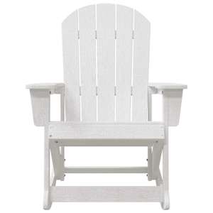 Houpací křeslo Adirondack Bílá 92 x 73,5 x 92 cm HDPE - obrázek 4