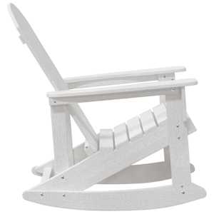 Houpací křeslo Adirondack Bílá 92 x 73,5 x 92 cm HDPE - obrázek 5