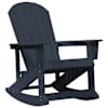 vidaXL Adirondack kiiktool Tumesinine HDPE